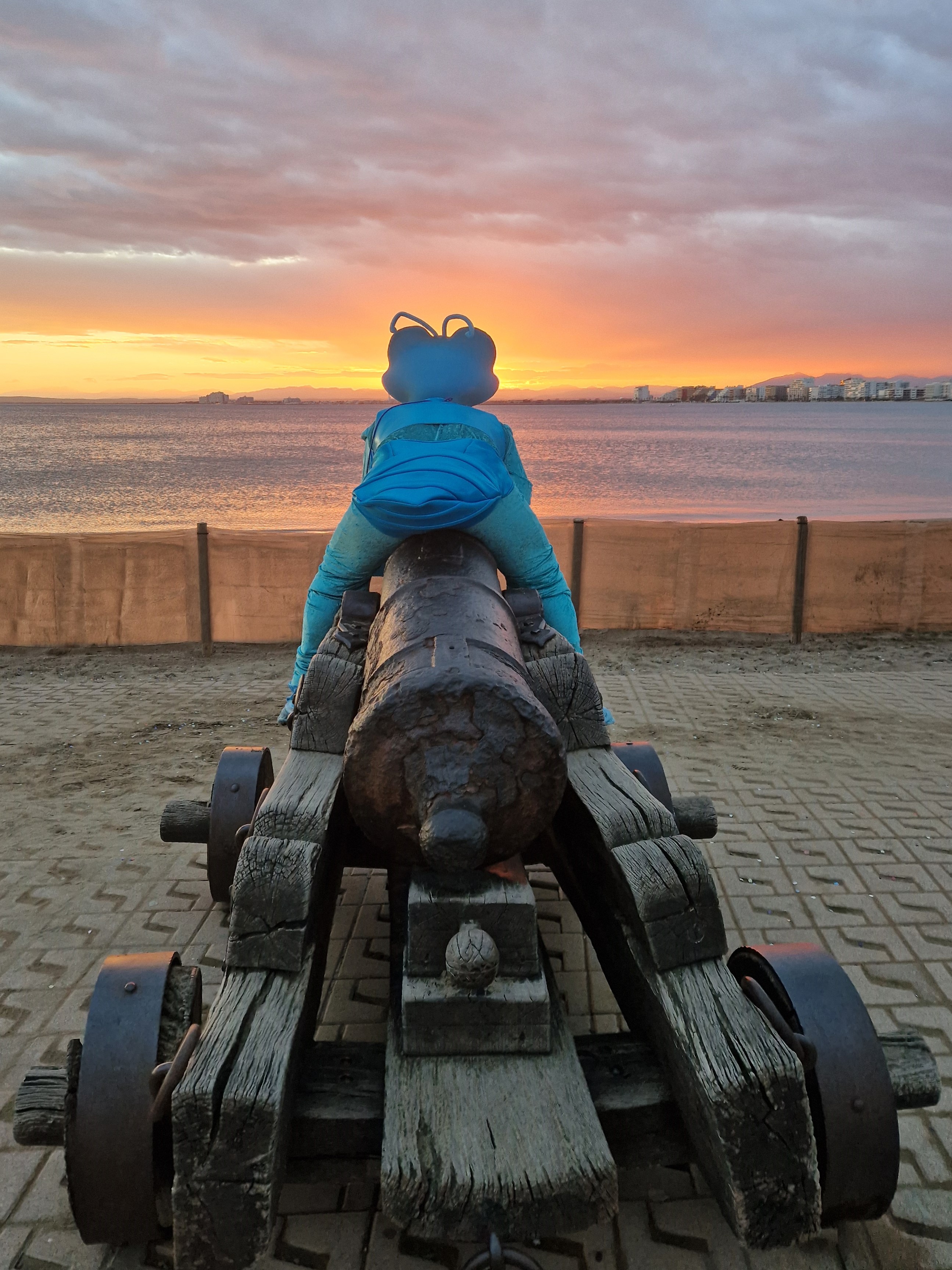 Apuntant a la posta de Sol