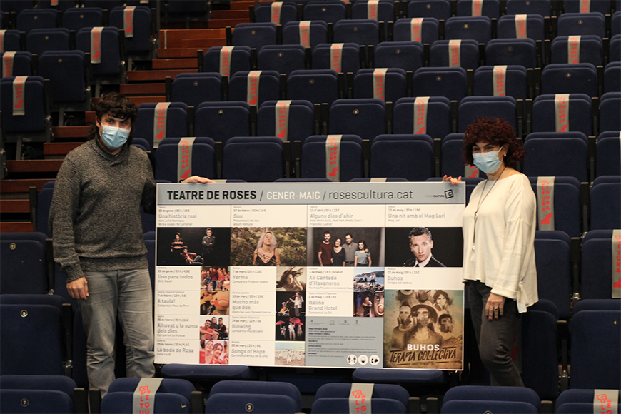 Presentació de la programació Gener - Juny 2021 del Teatre Municipal de Roses | © Roses Cultura